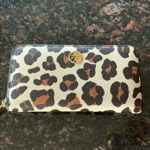 Tory Burch Leopard Print Wallet
